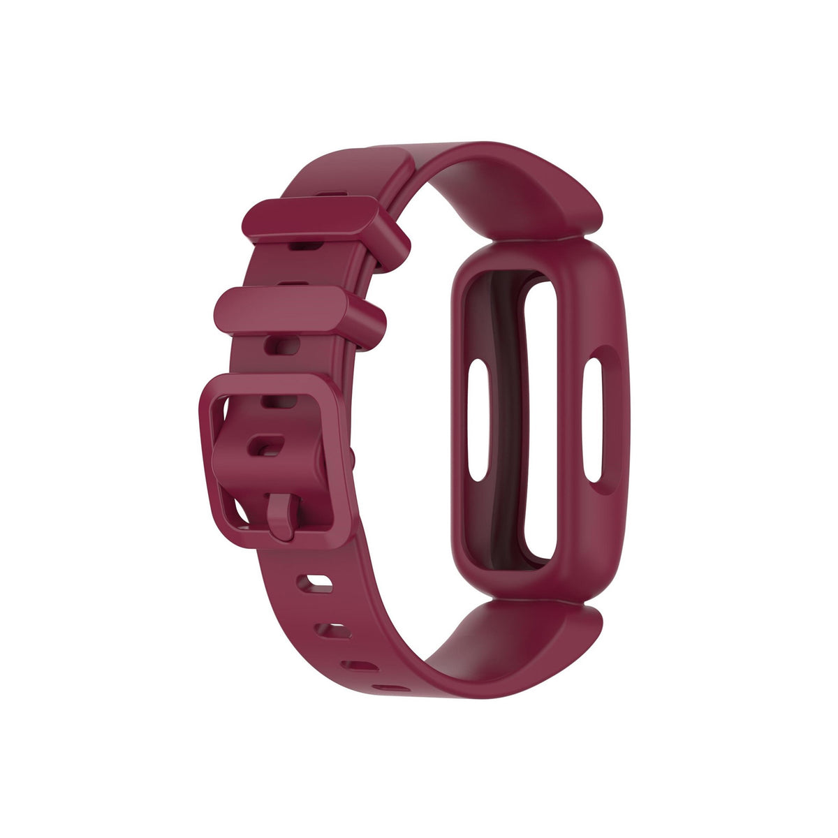 Burgundy Strap with Case for Fitbit Inspire 2