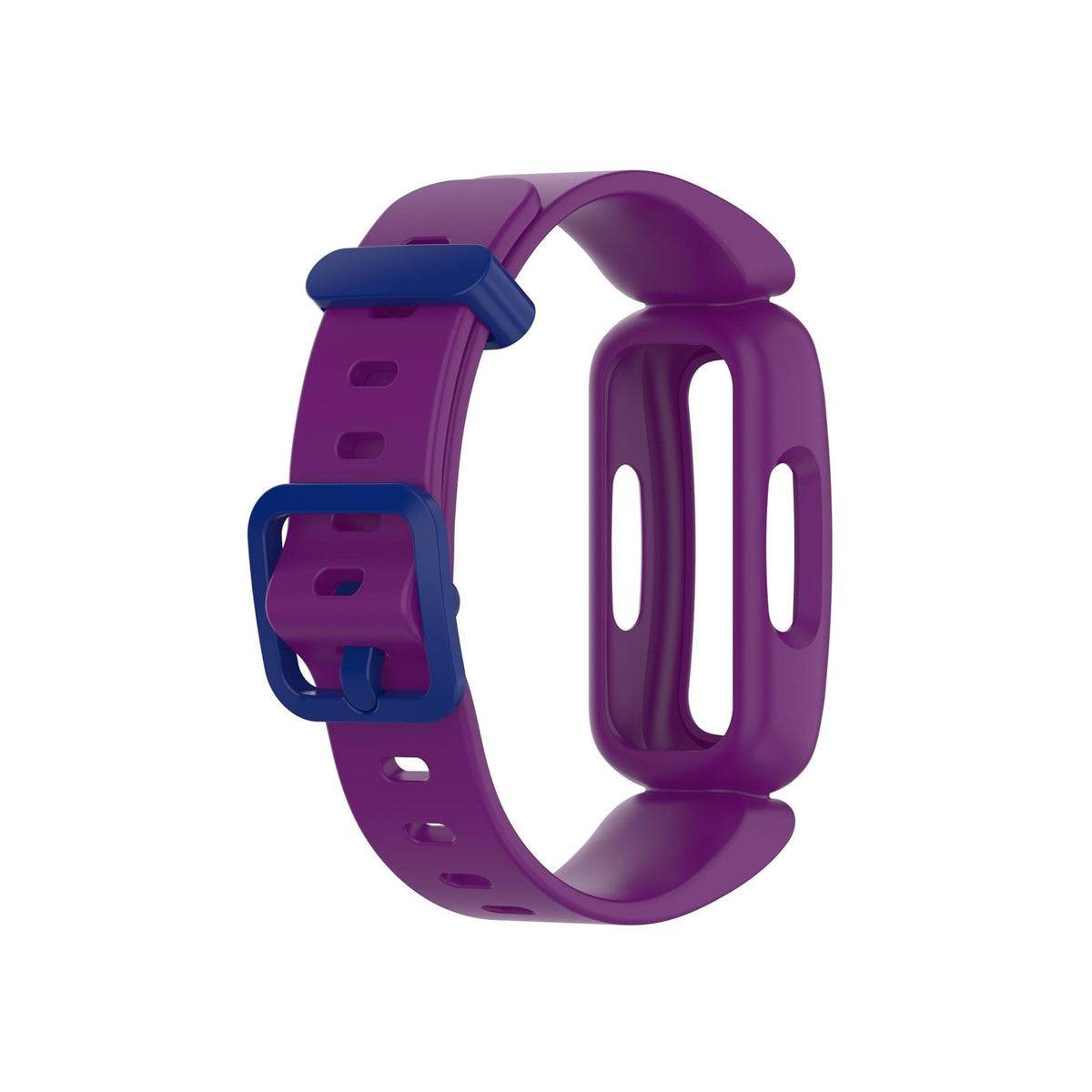 Purple & Blue Strap with Case for Fitbit Inspire 2