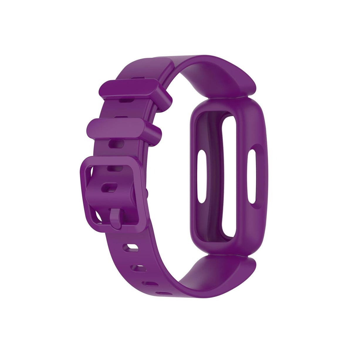 Purple Strap with Case for Fitbit Inspire 2