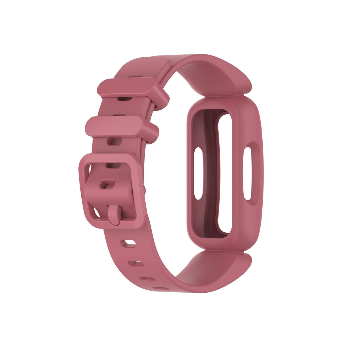 Red Strap with Case for Fitbit Inspire 2