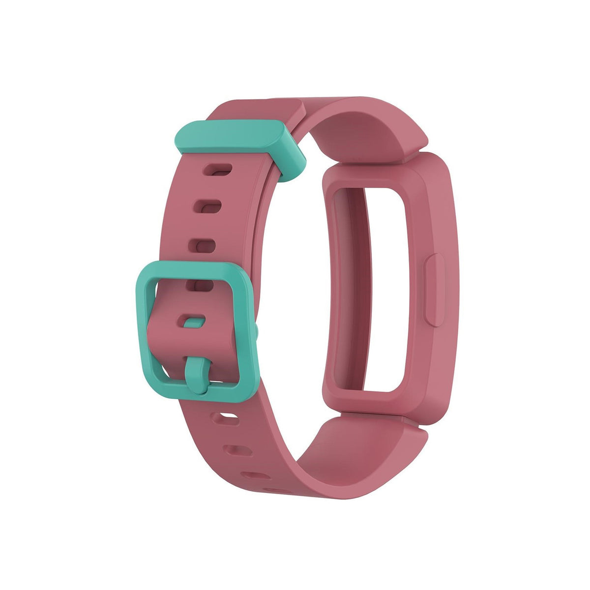 Fitbit Inspire HR Case Style Red Green Watch Strap