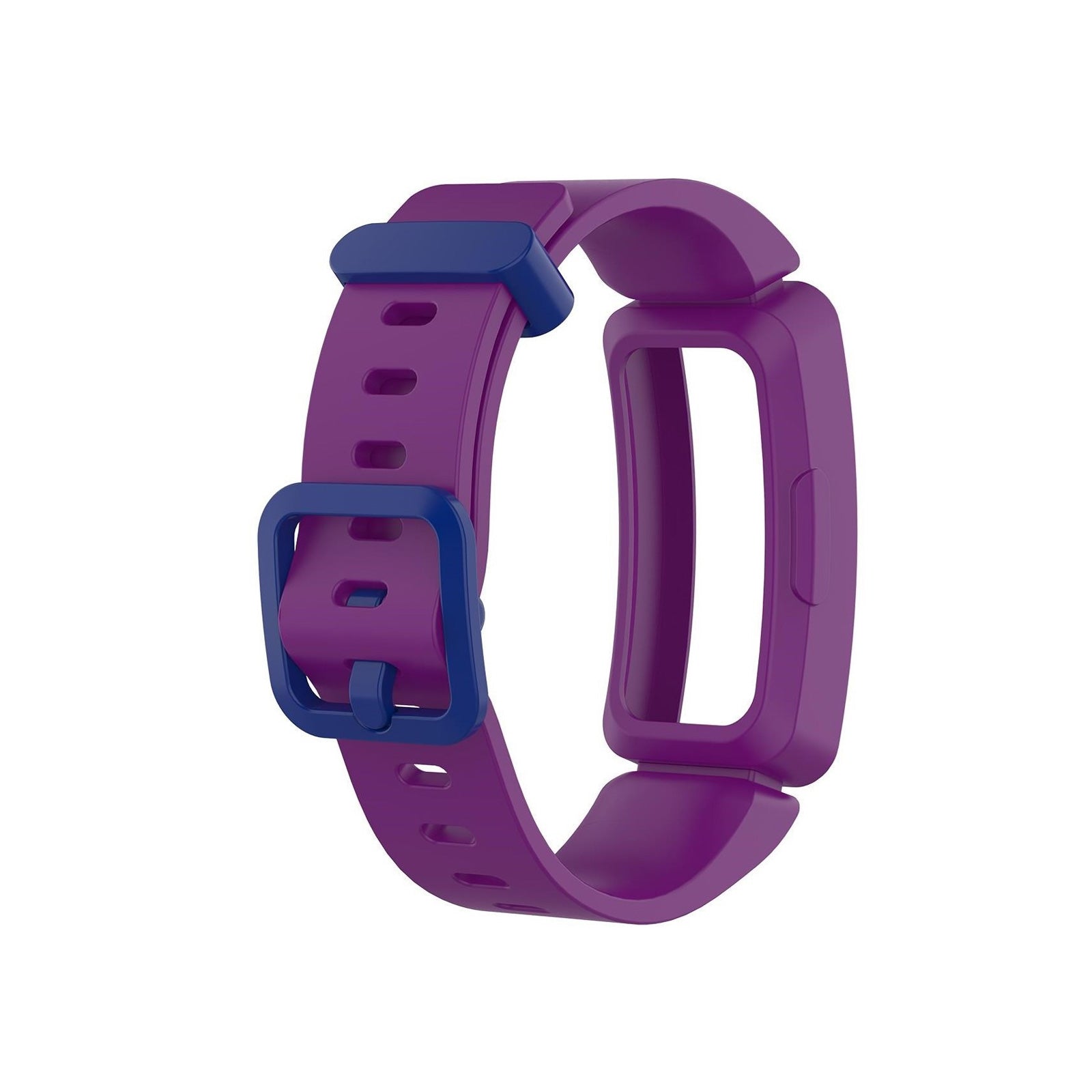 Fitbit Inspire Case Style Purple & Navy Watch Strap
