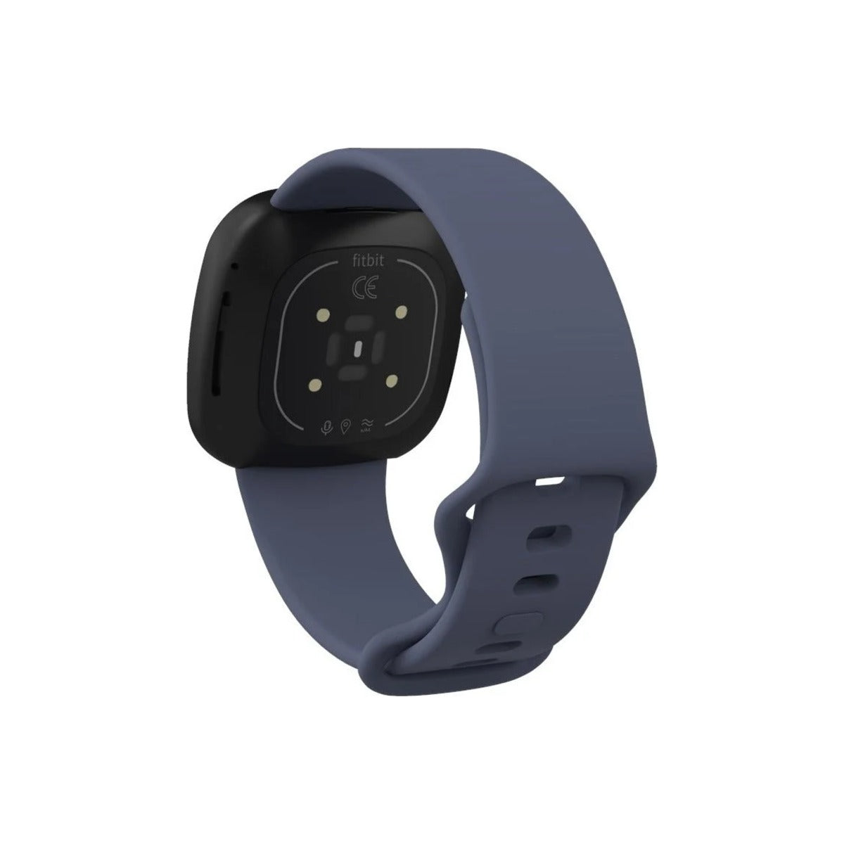 Slate silicone strap on a Fitbit Sense