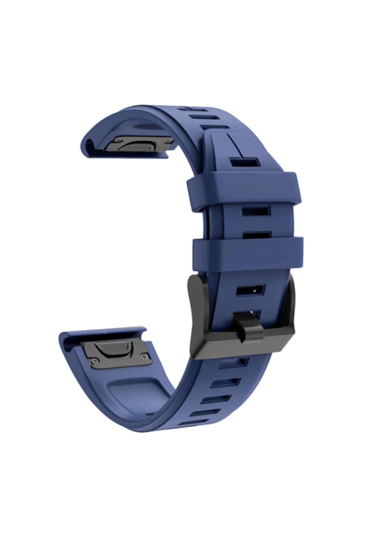 Blue silicone replacement strap for the Garmin Instinct