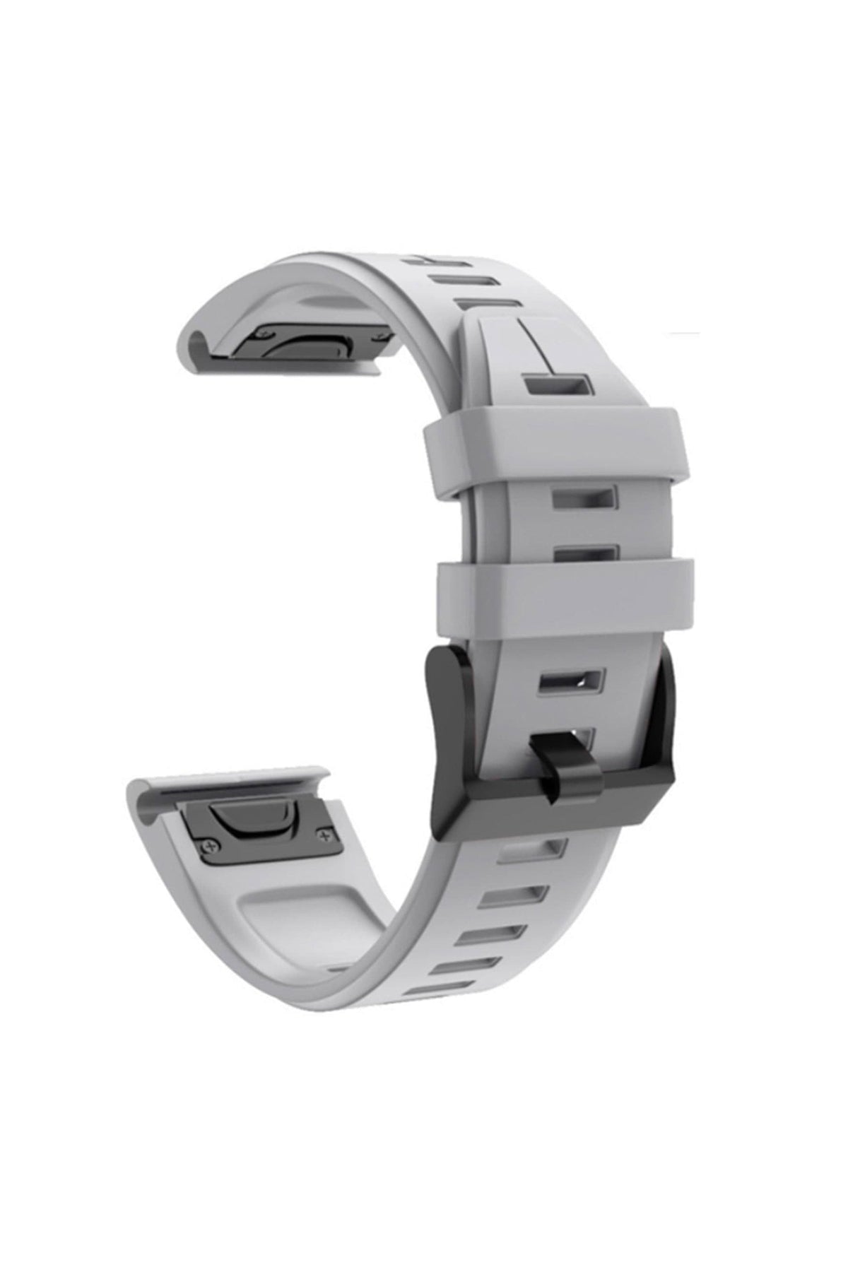 Grey silicone replacement strap for the Garmin Instinct