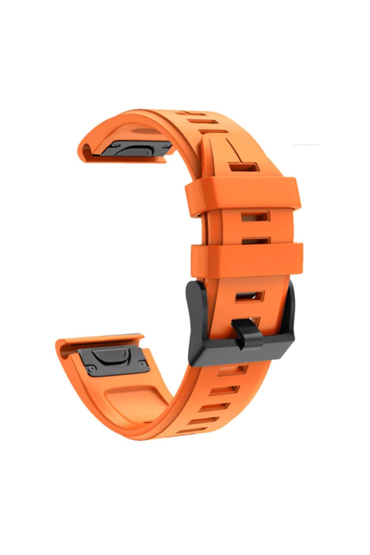 Orange silicone replacement strap for the Garmin Instinct