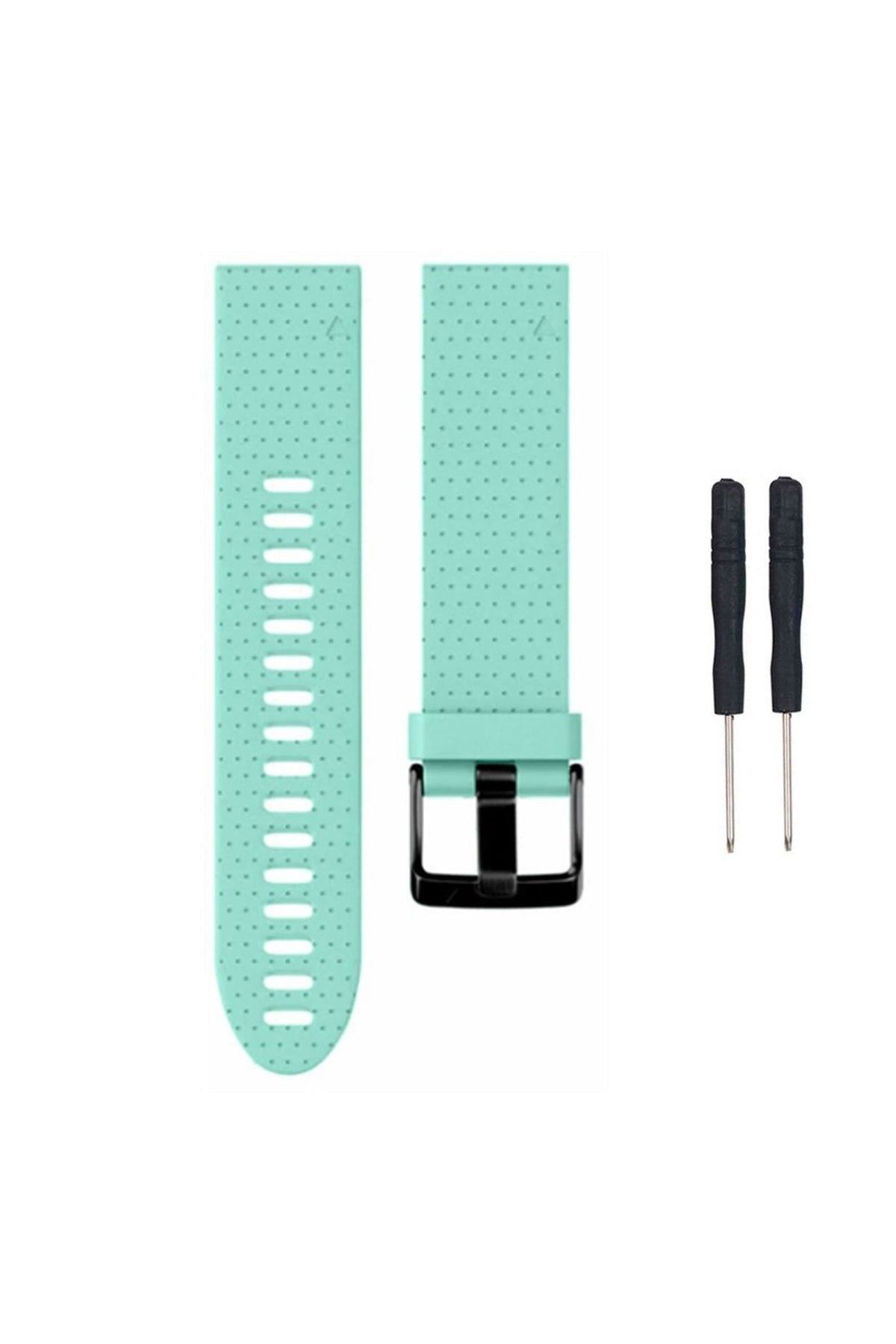 Mint silicone QuickFit strap for 20mm Garmin watches