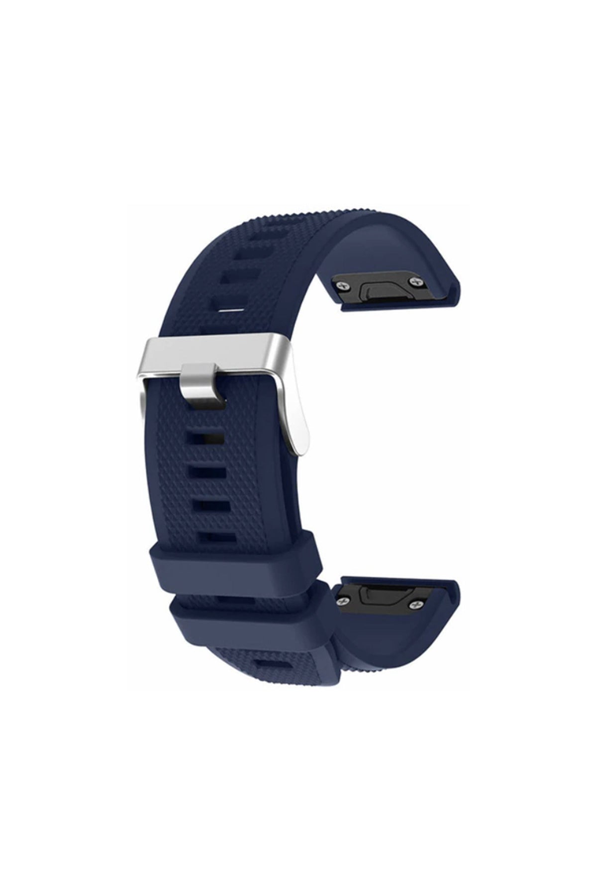 Dark Blue silicone QuickFit strap for 22mm Garmin watches