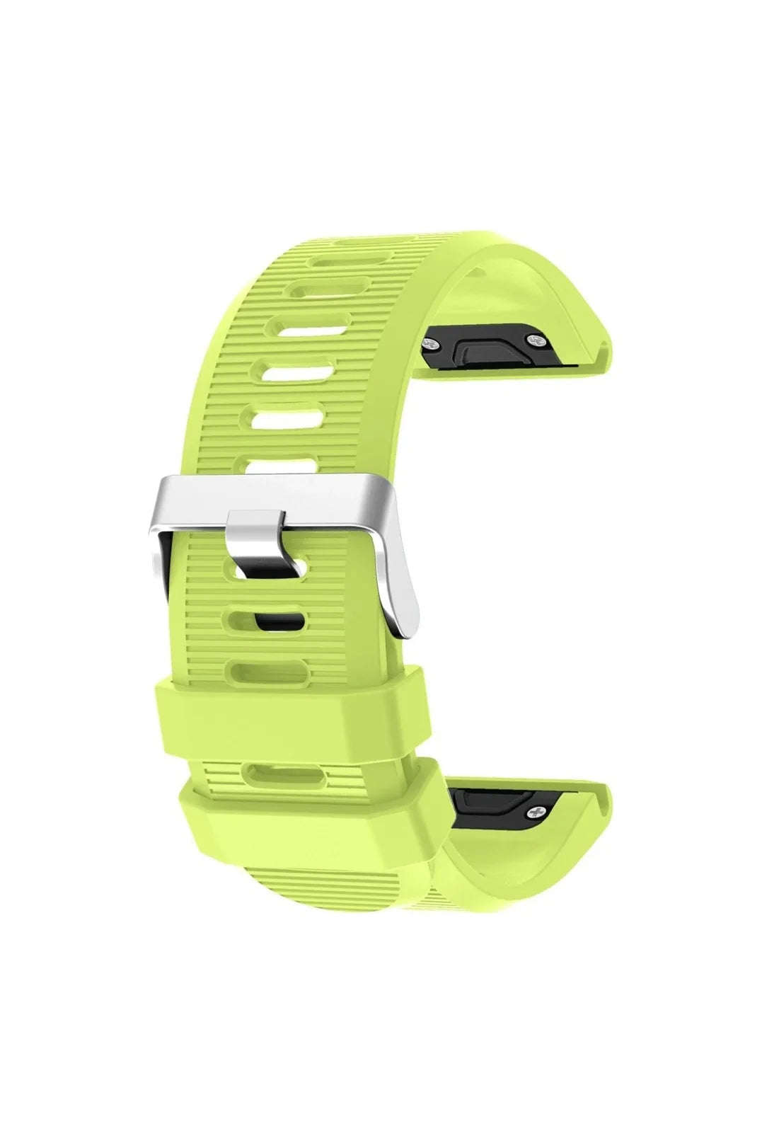 Bright Green silicone QuickFit strap for 26mm Garmin watches