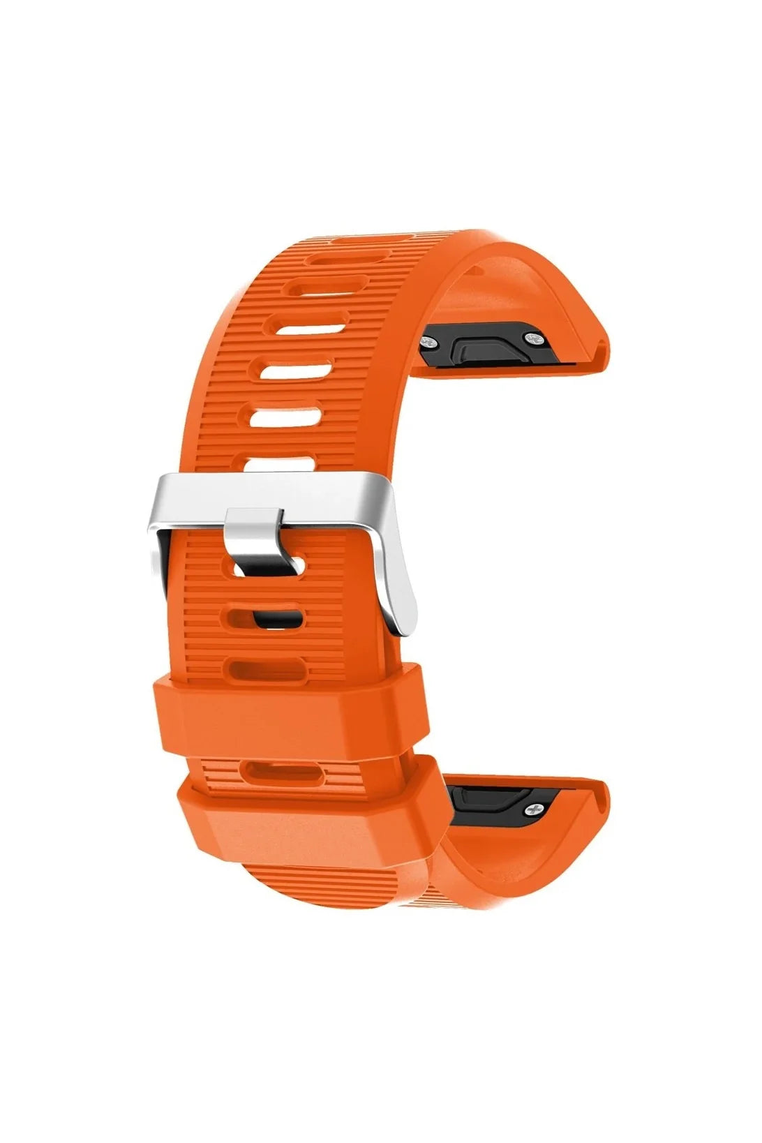 Orange silicone QuickFit strap for 26mm Garmin watches