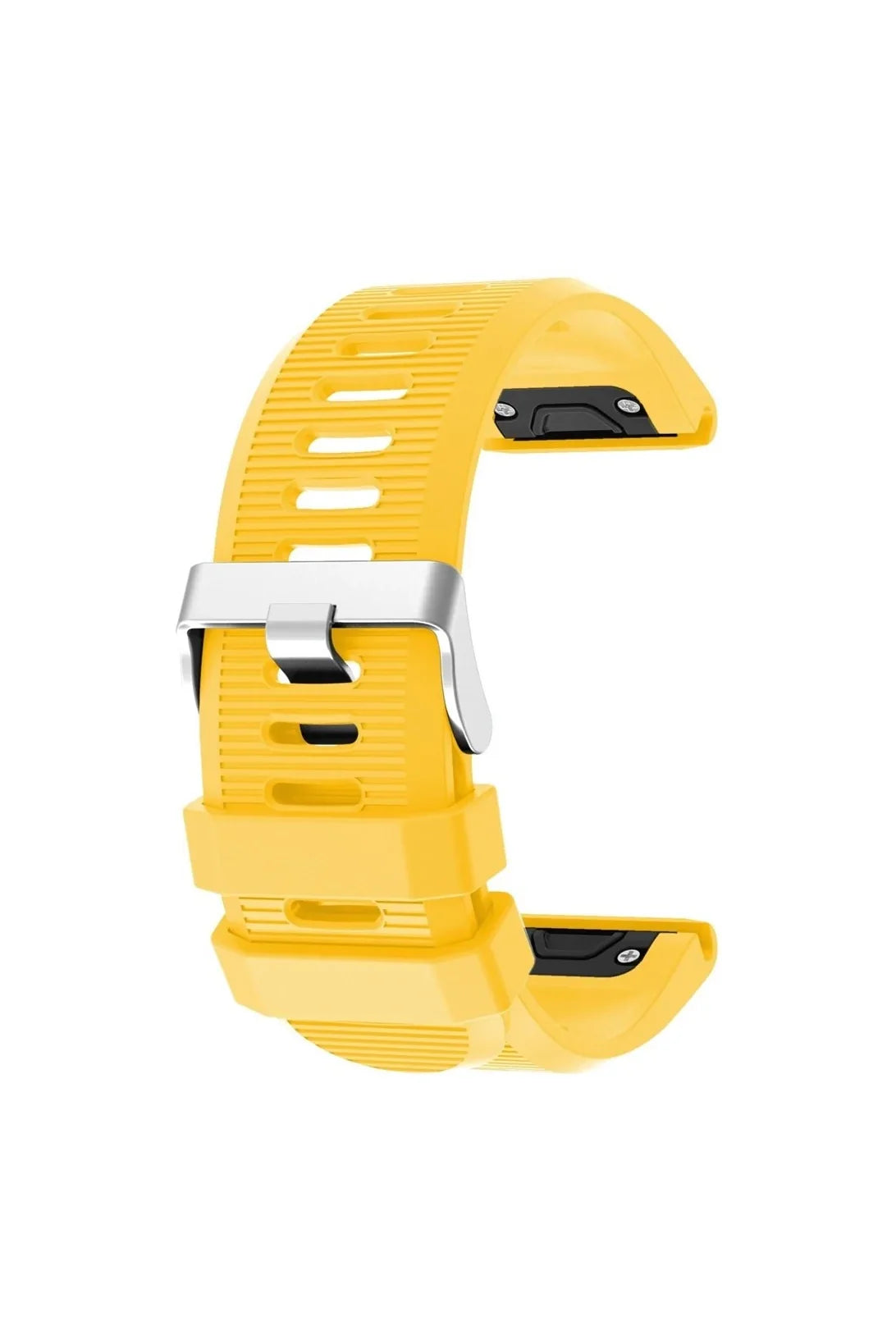 Yellow silicone QuickFit strap for 26mm Garmin watches