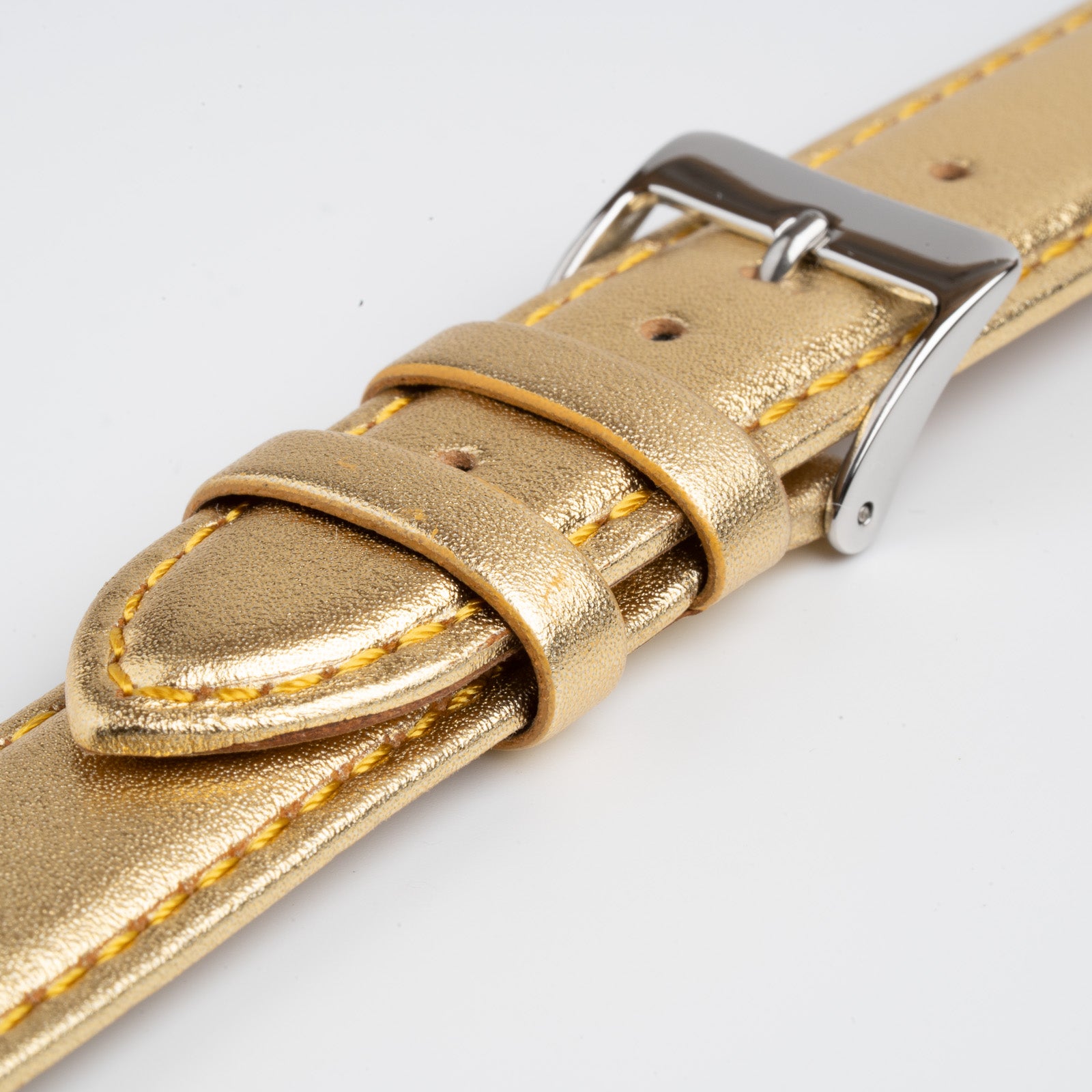 Metallic Gold Watch Strap