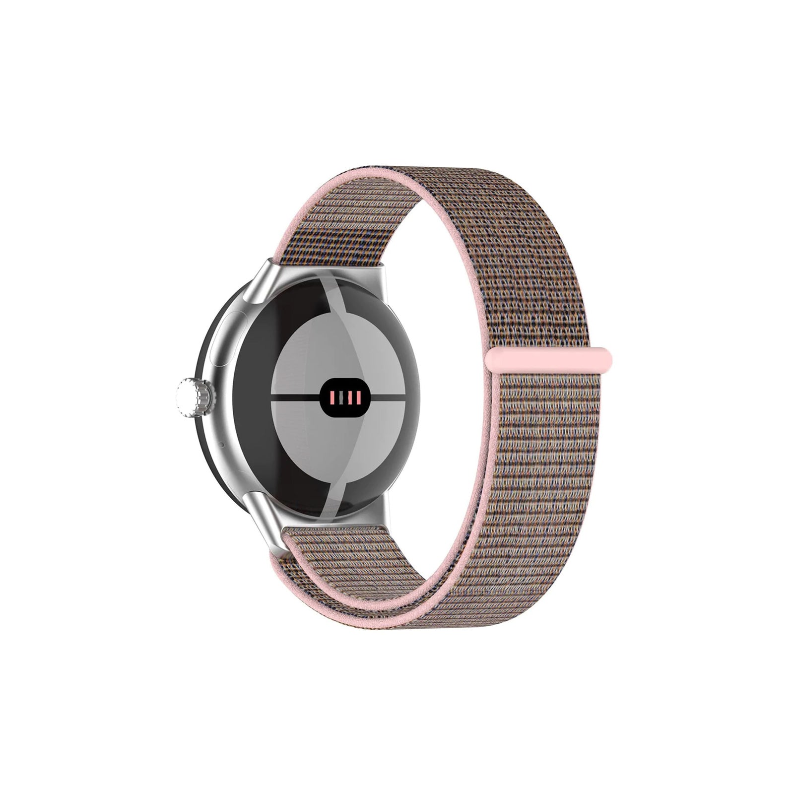 Google Pixel Style Nylon Pink Watch Strap
