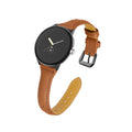 Google Pixel Style Slim Brown Watch Strap
