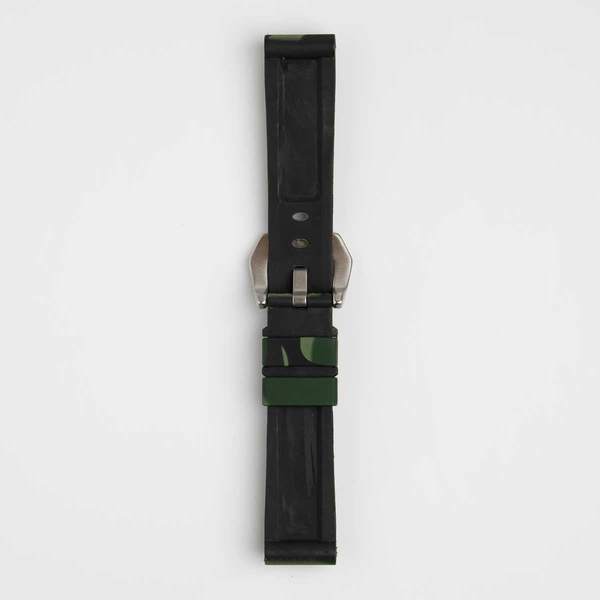 Submerge Camo Silicone Green Watch Strap