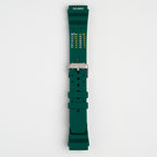Submerge ND Limits Green Watch Strap, buckled up, front view