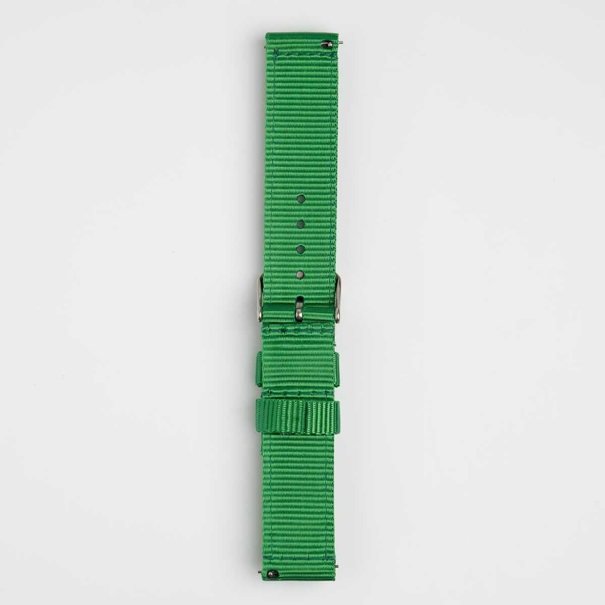 Nylon Quick Release Green Watch Strap