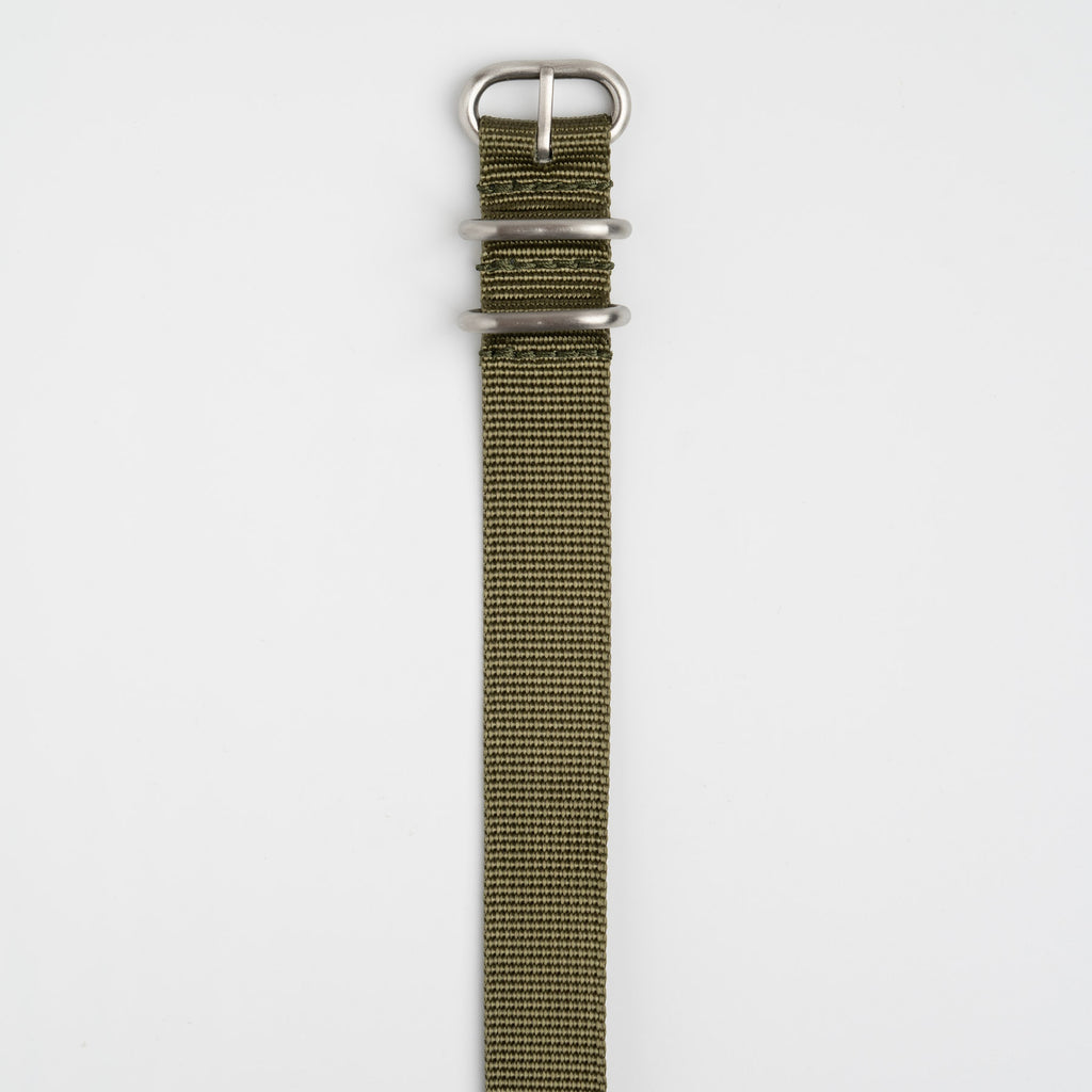 Weaverham Zulu Nylon Green Watch Strap, alternative view