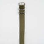 Weaverham Zulu Nylon Green Watch Strap, alternative view