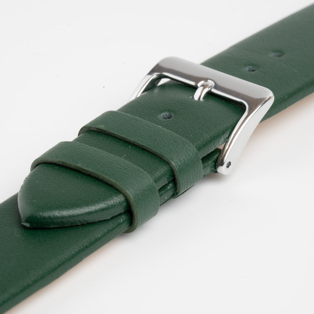 Windsor Smooth XL Green Watch Strap