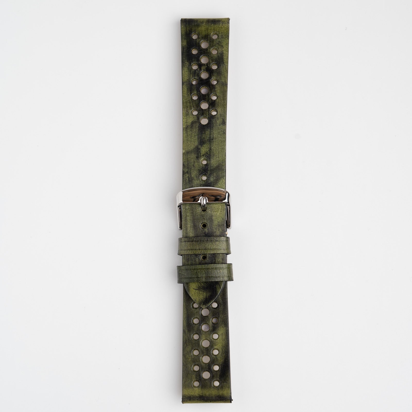 Vintage Rustic Green Watch Strap