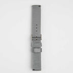 Nylon Quick Release Grey Watch Strap, underside showing the lining