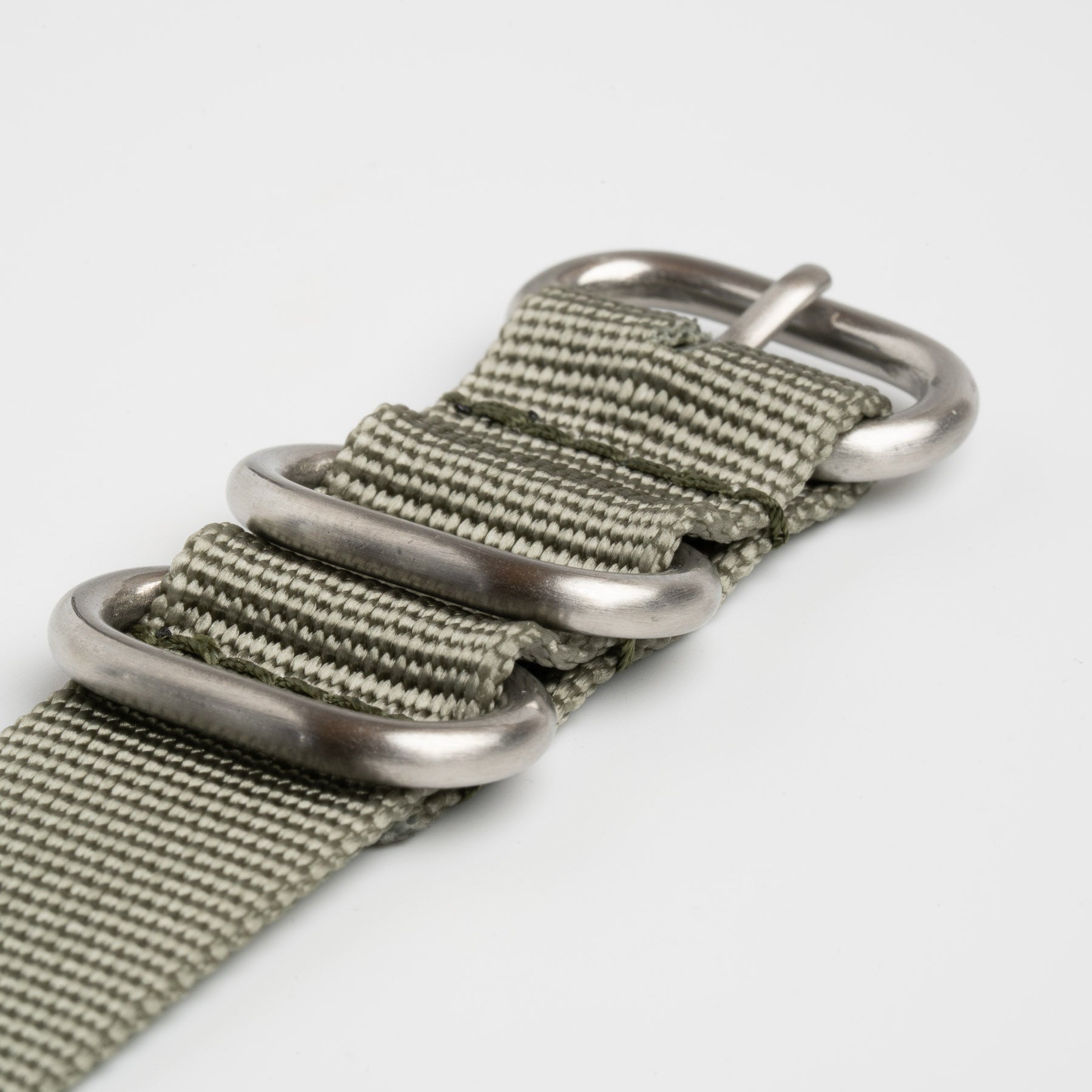 Weaverham Zulu Nylon Grey Watch Strap