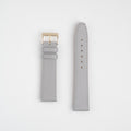 Mayfair Subtle Grey Watch Strap, both pieces laid flat