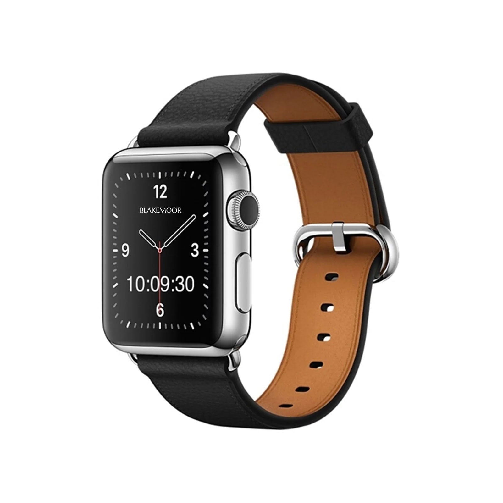 Gullane Black Watch Strap For Apple