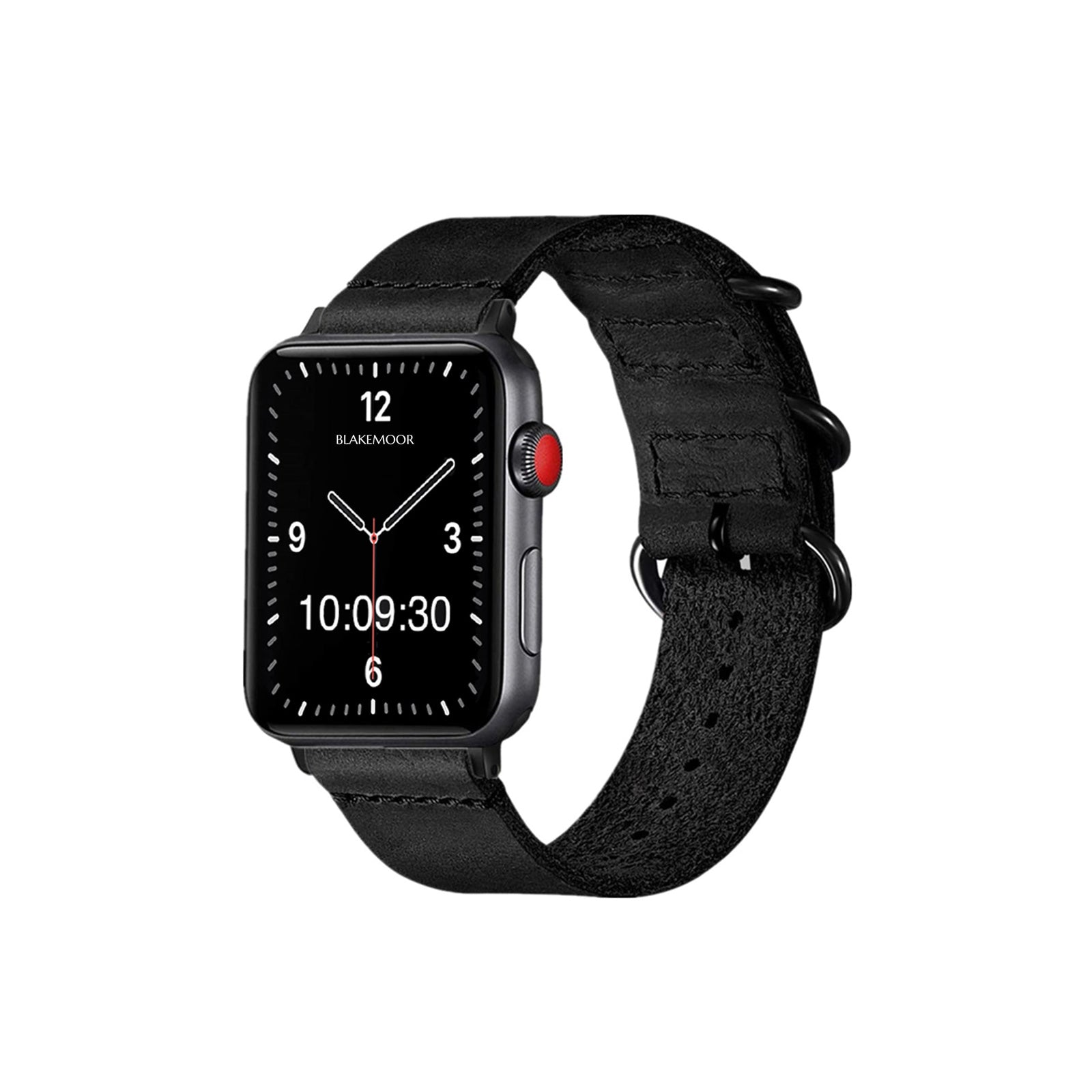 Hawkshead Black Watch Strap For Apple
