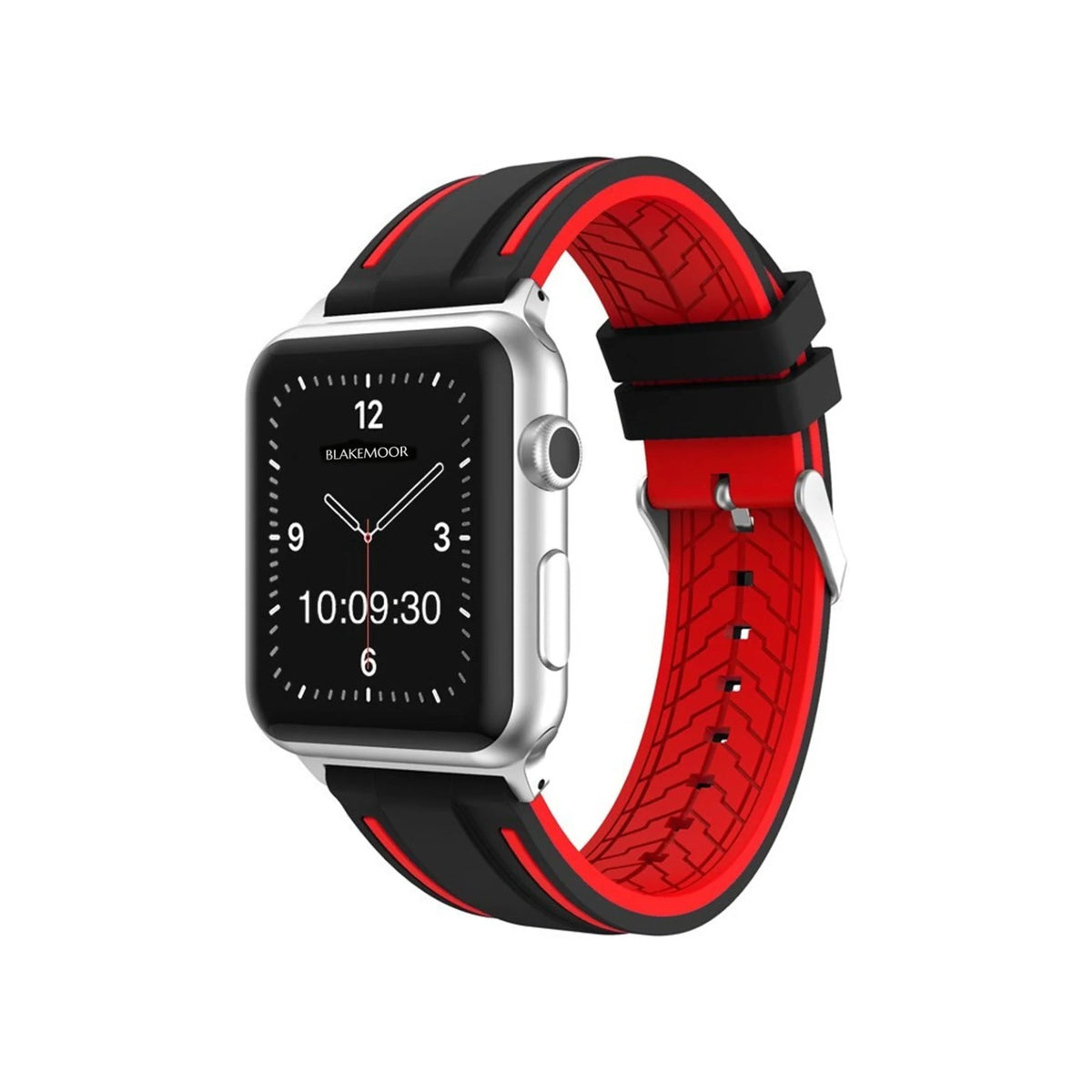 Hemingford Black & Red Watch Strap For Apple