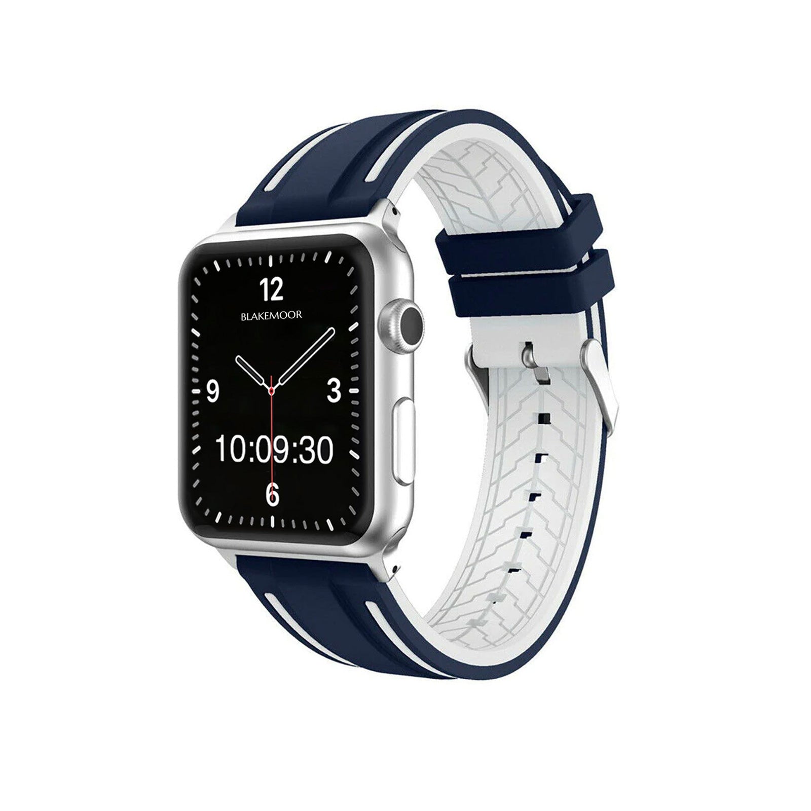 Hemingford Navy & White Watch Strap For Apple