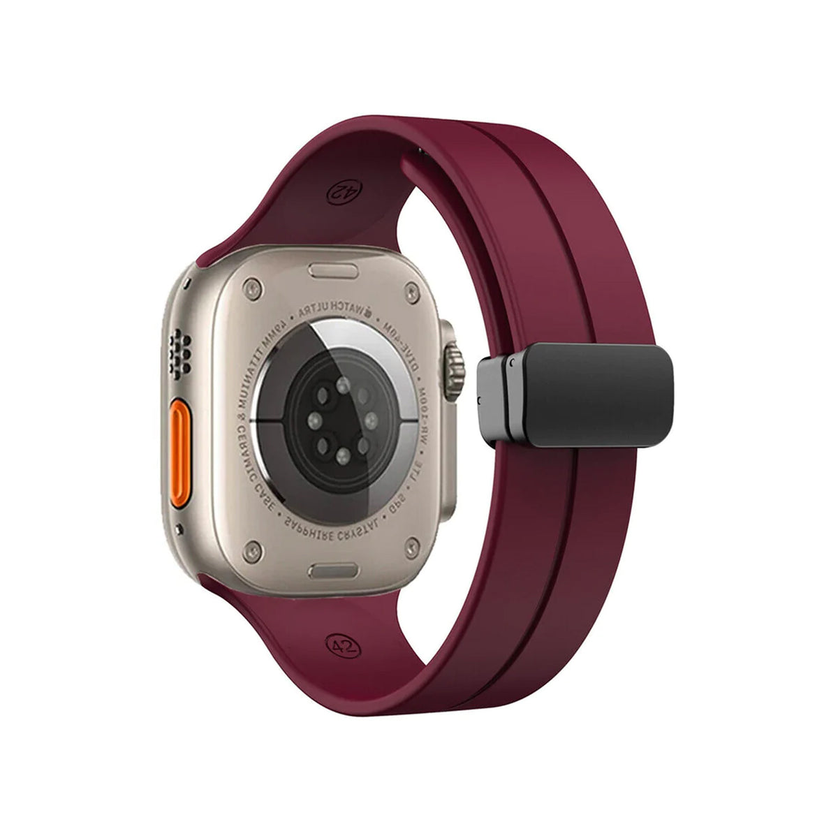 Kingston Dark Red Watch Strap For Apple