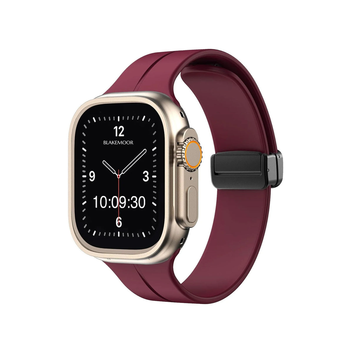 Kingston Dark Red Watch Strap For Apple