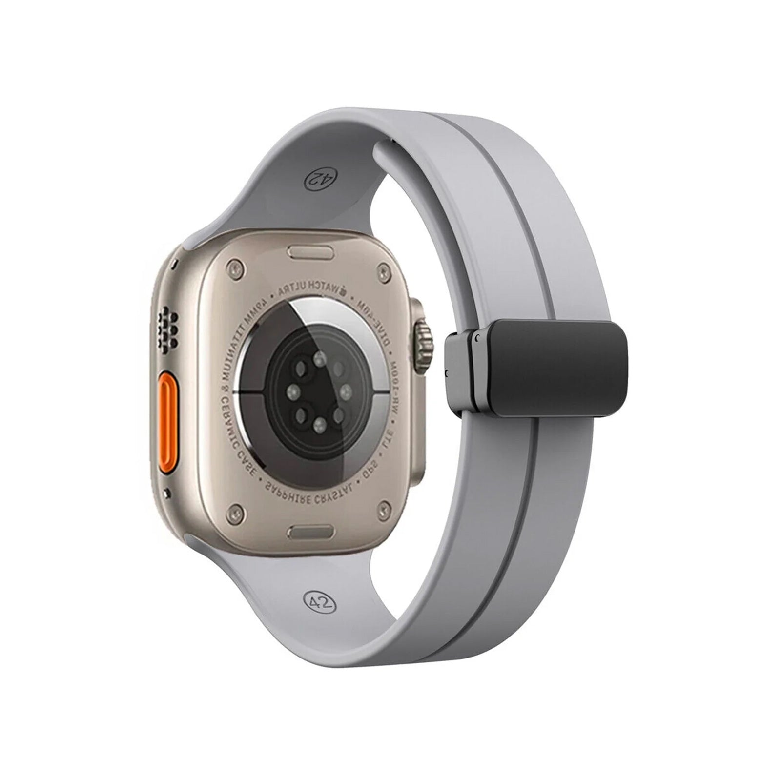Kingston Grey Watch Strap For Apple