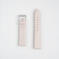 Light Pink Unstitched Smooth Leather Watch Strap 12mm, 14mm, 16mm, 18mm, 20mm, 22mm, 24mm, 26mm, 28mm, 30mm