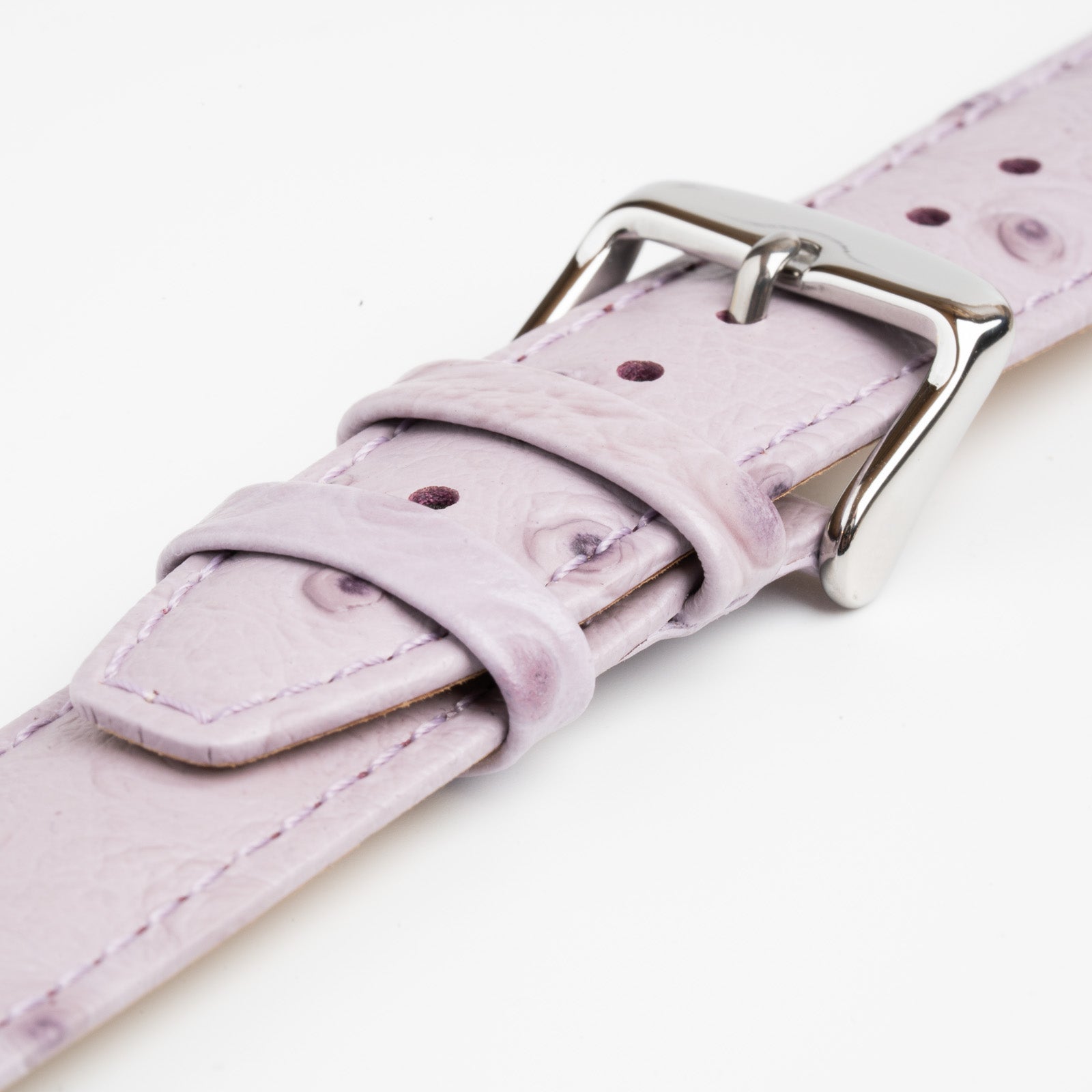 Sandbanks Ostrich Lilac Watch Strap