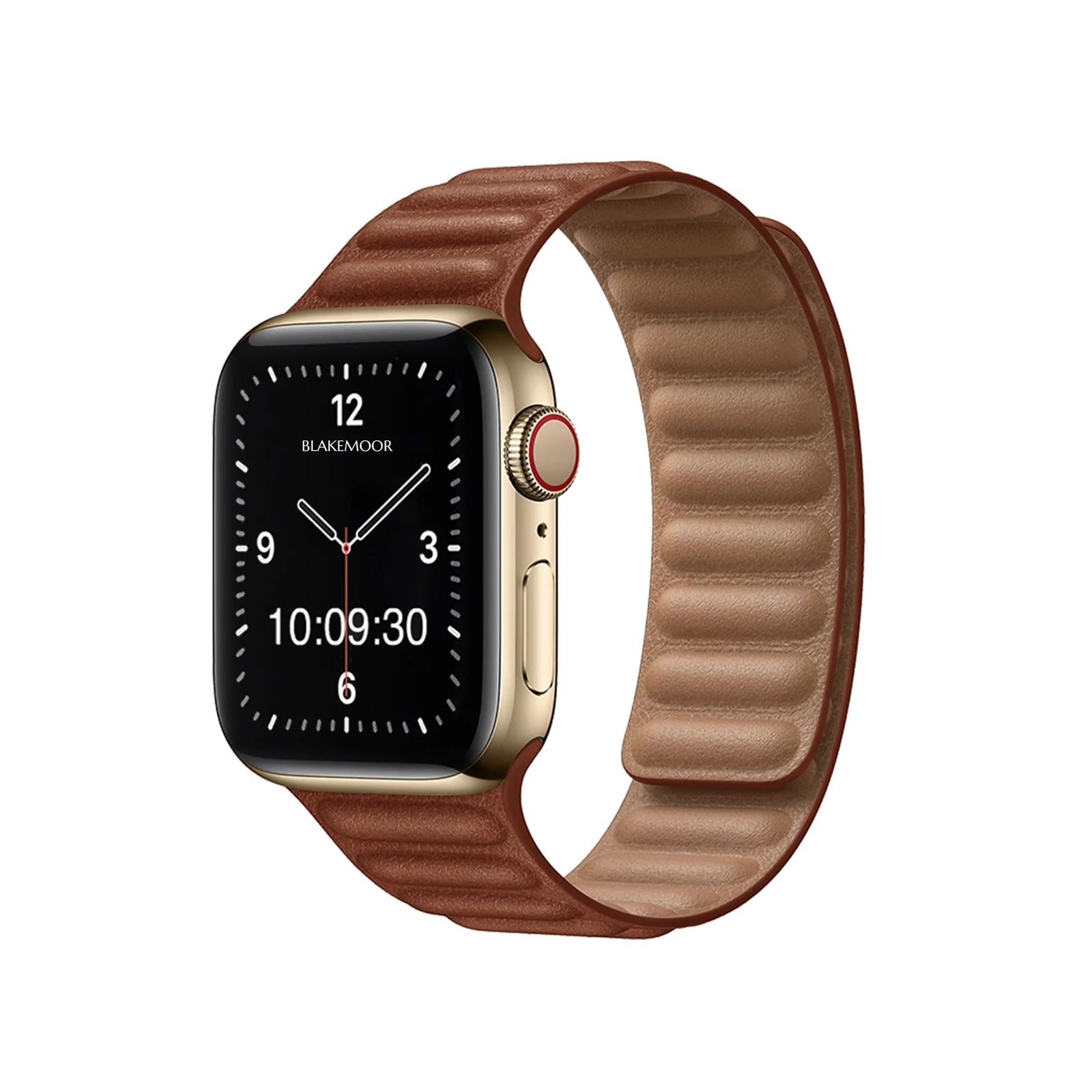 Magnetic Loop Brown Watch Strap For Apple