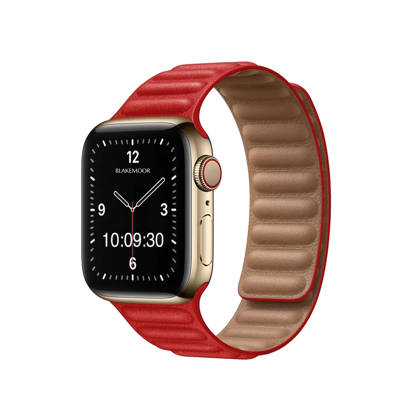 Magnetic Loop Red Watch Strap For Apple