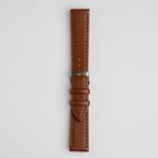 Abete Vegan Tan Watch Strap, both pieces laid flat