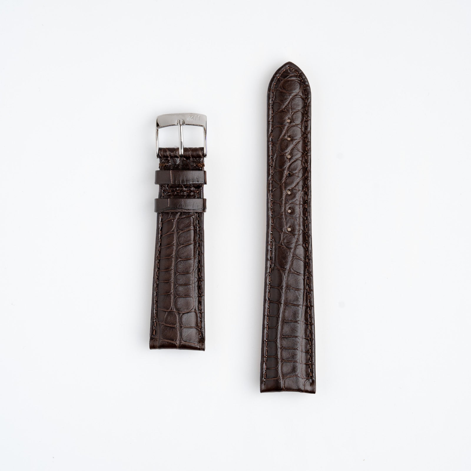 Amadeus Alligator Matt Brown Watch Strap