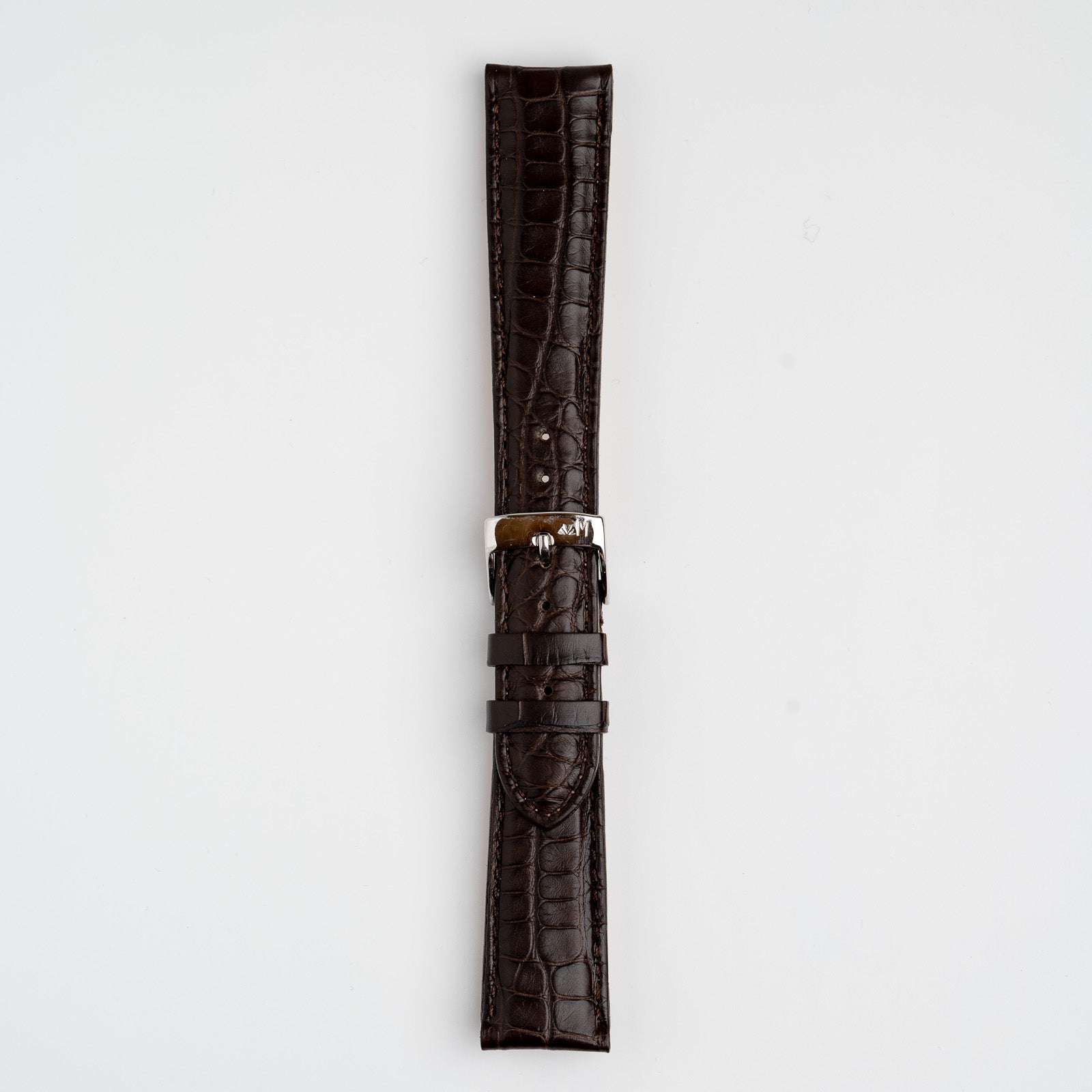 Amadeus Alligator Matt Brown Watch Strap