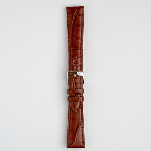 Amadeus Alligator Matt Tan Watch Strap