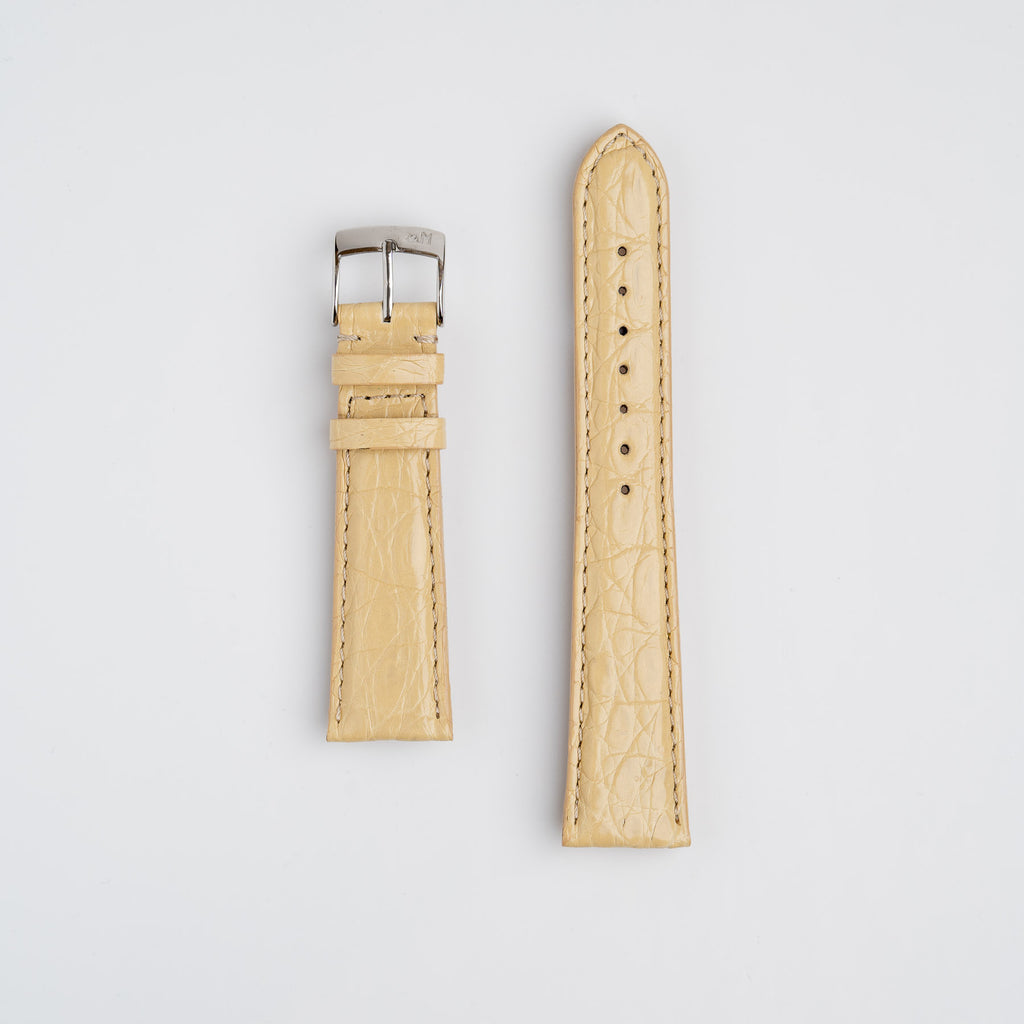 Amadeus Beige Crocodile Watch Strap