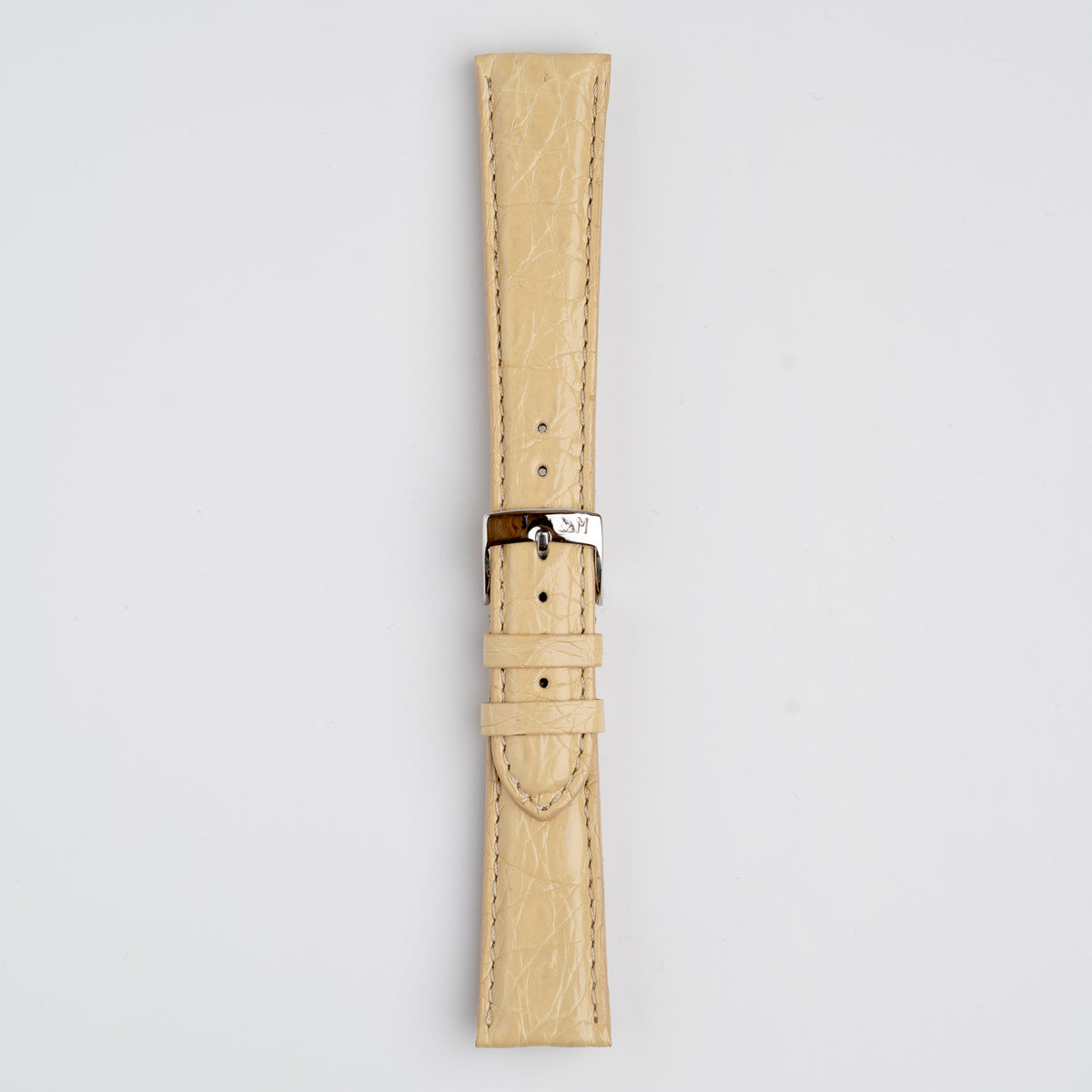 Amadeus Beige Crocodile Watch Strap