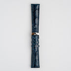 Amadeus Blue Crocodile Watch Strap, alternative view