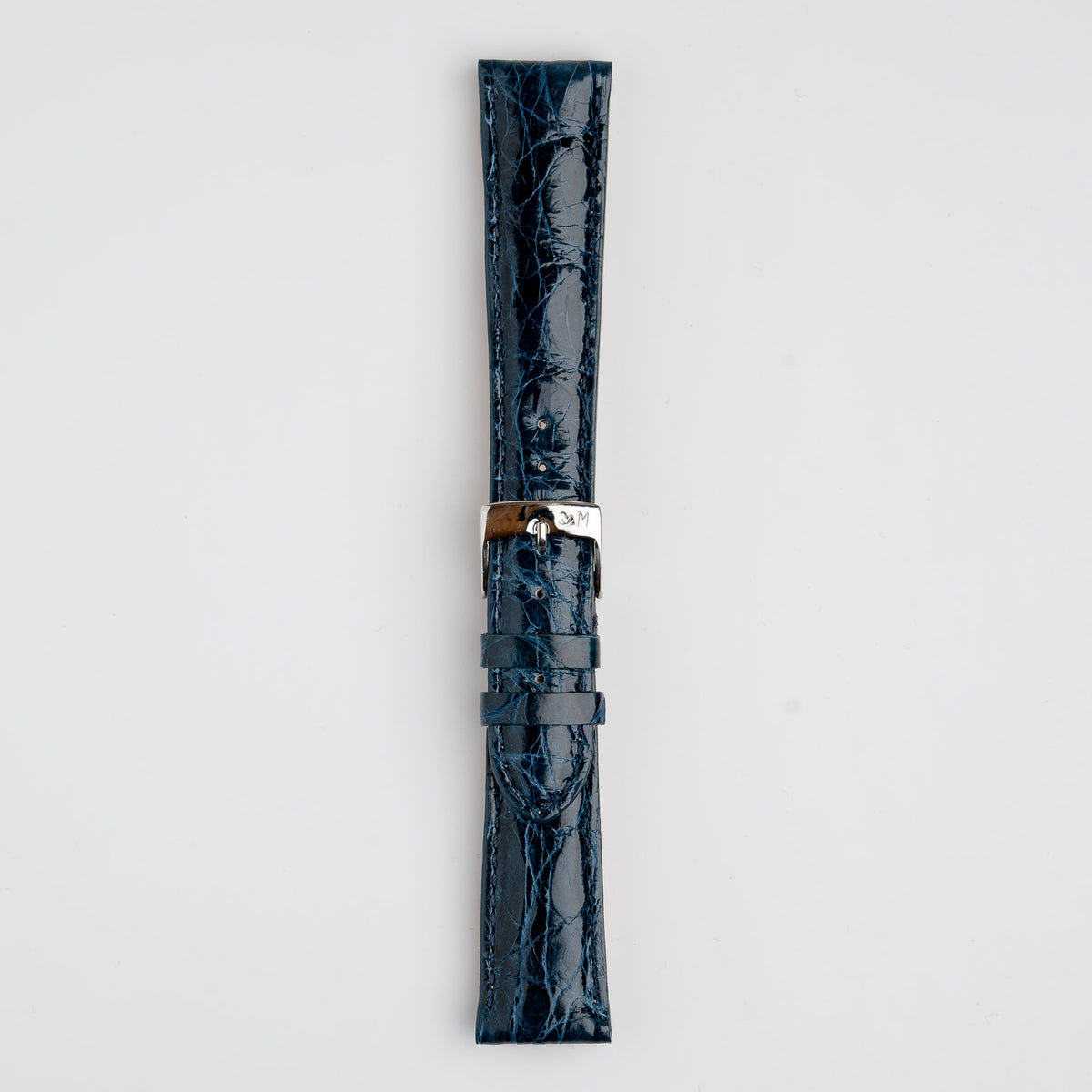 Amadeus Blue Crocodile Watch Strap, alternative view