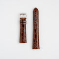 Amadeus Brown Crocodile Watch Strap