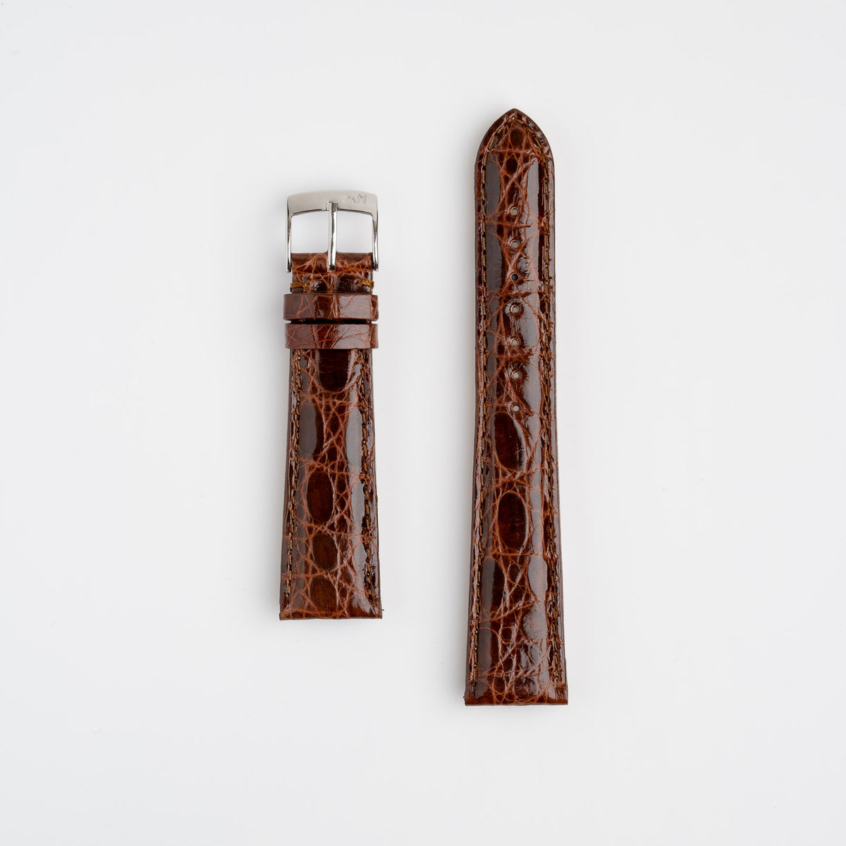 Amadeus Brown Crocodile Watch Strap