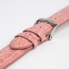 Amadeus Pink Crocodile Watch Strap, alternative view